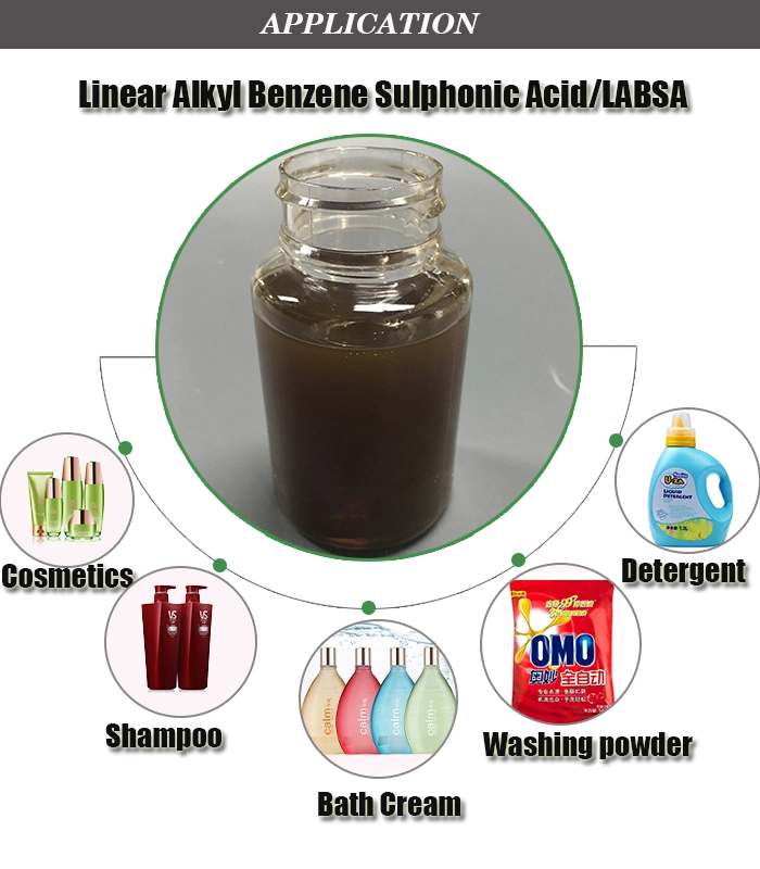 Linearalkylbenzene Sulfonic Acid (LABSA 96 %) / Surfactant / Detergent Chemicals CAS No.: 27176-87-0 / 85536-14-7