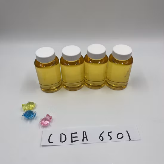 Моющее средство Cdea 6501 Кокосовый диэтаноламид/кокамид Cdea 6501 Желтый жидкий химикат с номером CAS 68603-42-9